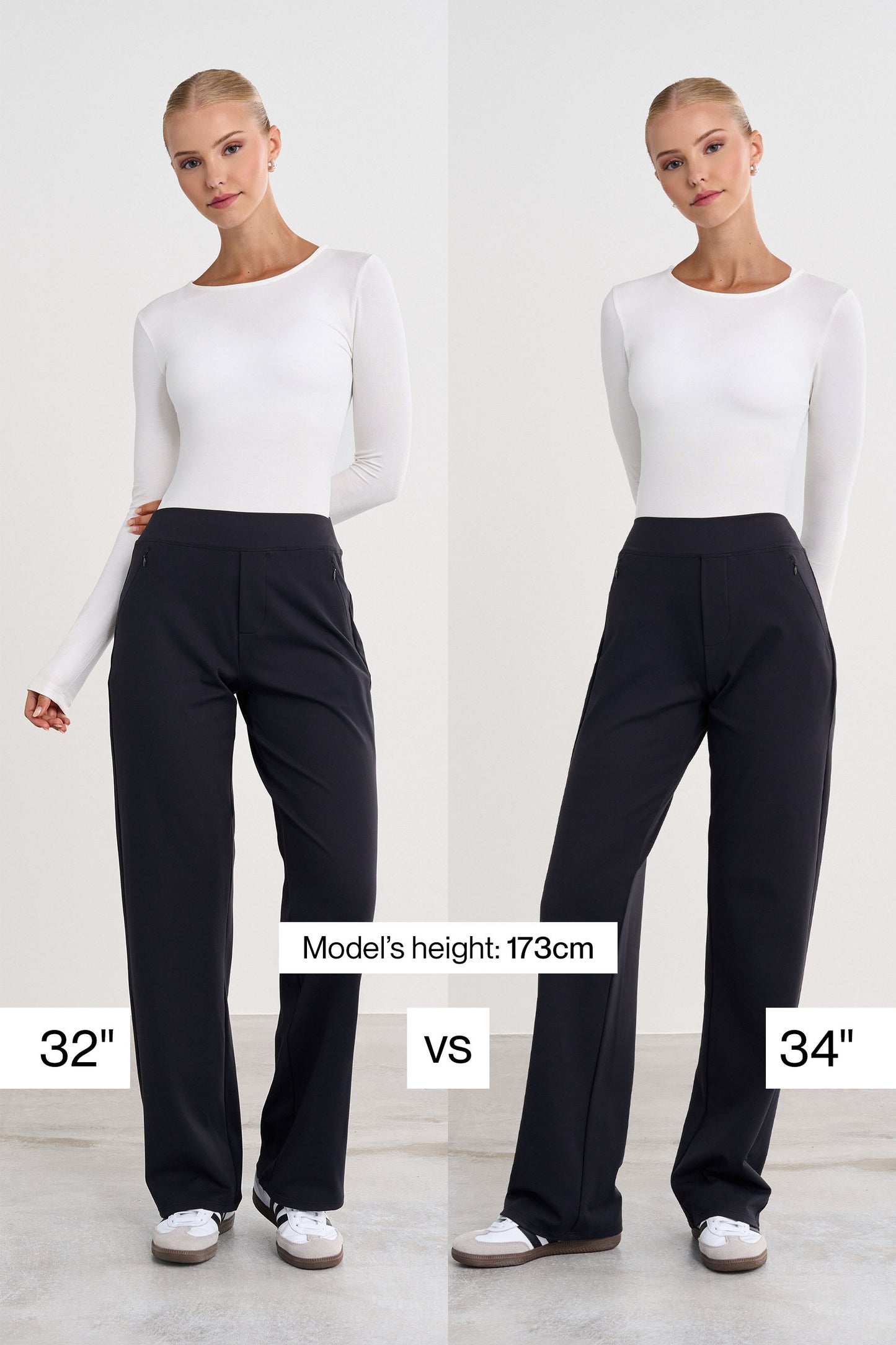 Tailored Relaxed Pants - for dame - Famme - Pants
