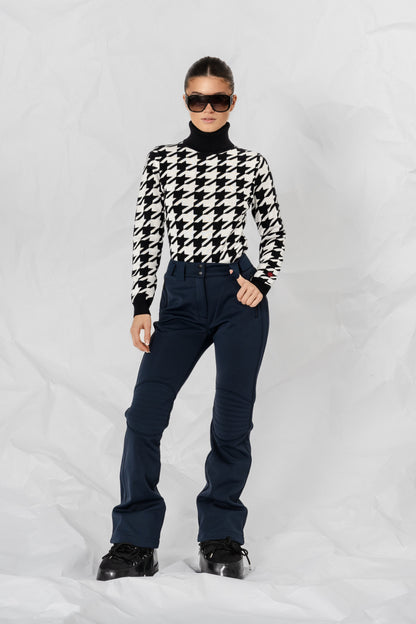 Houndstooth Sweater - for dame - Famme - Sweater